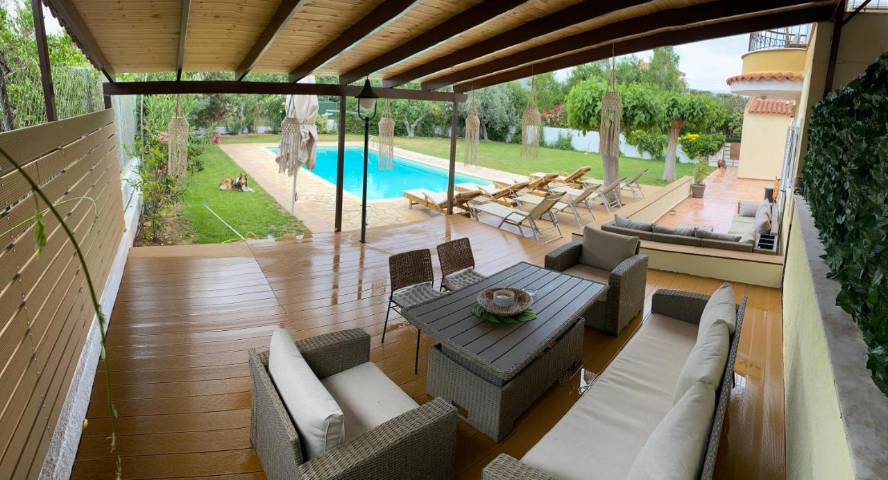 Relaxing Villa With Swimming Pool And Garden Agios Georgios  Exterior photo